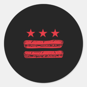 Dc Sandwich Guy Resist Sandwich Thrower Anti-ice A Classic Round Sticker