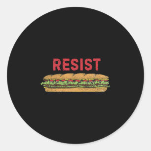 Dc Sandwich Guy Resist Sandwich Thrower Anti-ice A Classic Round Sticker