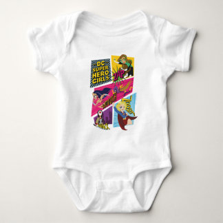 DC Super Hero Girls Action Panels Baby Bodysuit