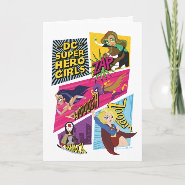 DC Super Hero Girls Action Panels Card (Front)