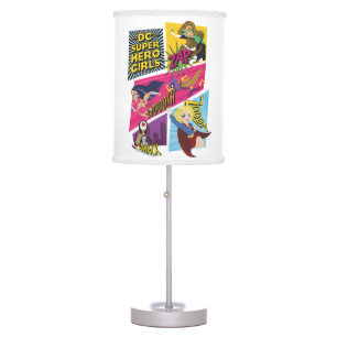 DC Super Hero Girls Action Panels Table Lamp