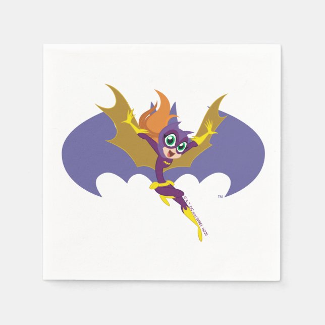 DC Super Hero Girls Batgirl Napkins (Front)