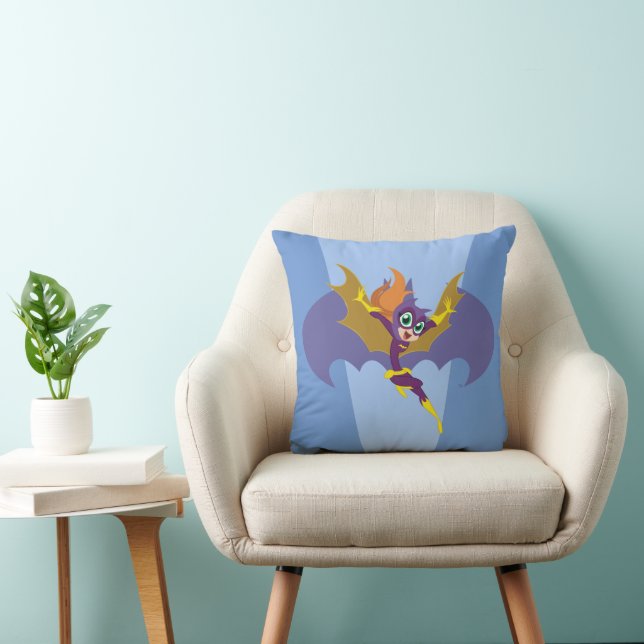 DC Super Hero Girls Batgirl Throw Pillow (Chair)