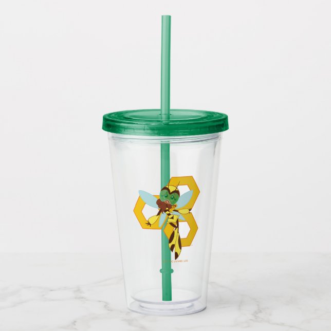 DC Super Hero Girls Bumble Bee Acrylic Tumbler (Front)
