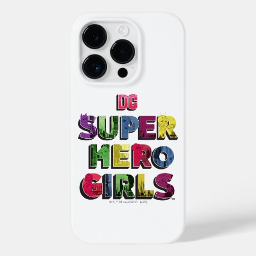 DC Super Hero Girls City Lettering Case_Mate iPhone 14 Pro Case