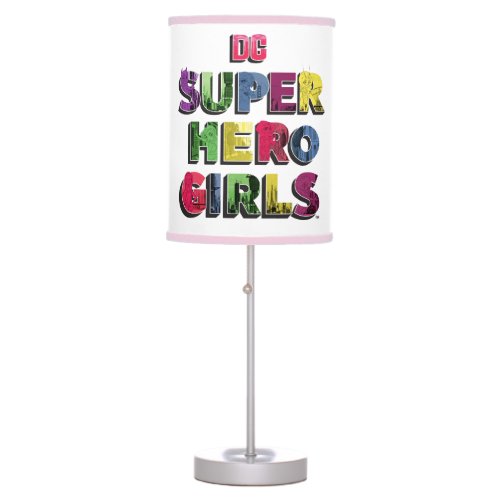 DC Super Hero Girls City Lettering Table Lamp