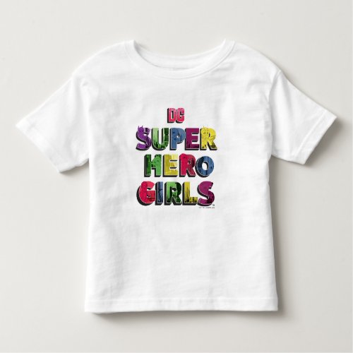 DC Super Hero Girls City Lettering Toddler T_shirt