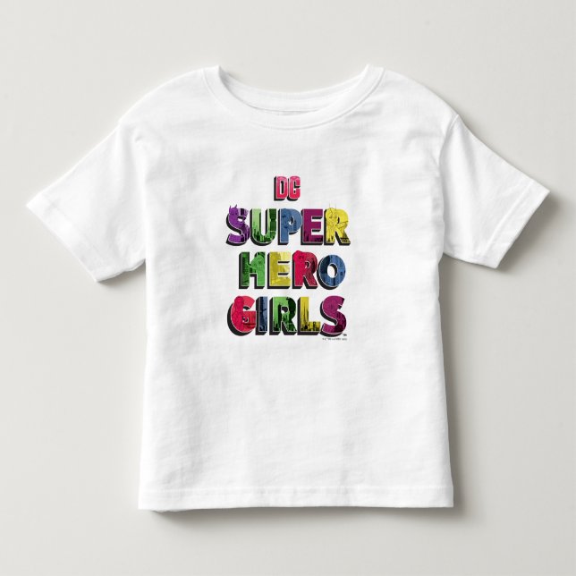 DC Super Hero Girls City Lettering Toddler T-shirt (Front)