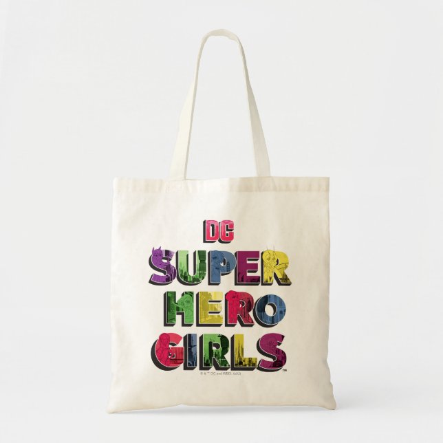 DC Super Hero Girls City Lettering Tote Bag (Front)