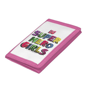 DC Super Hero Girls City Lettering Trifold Wallet