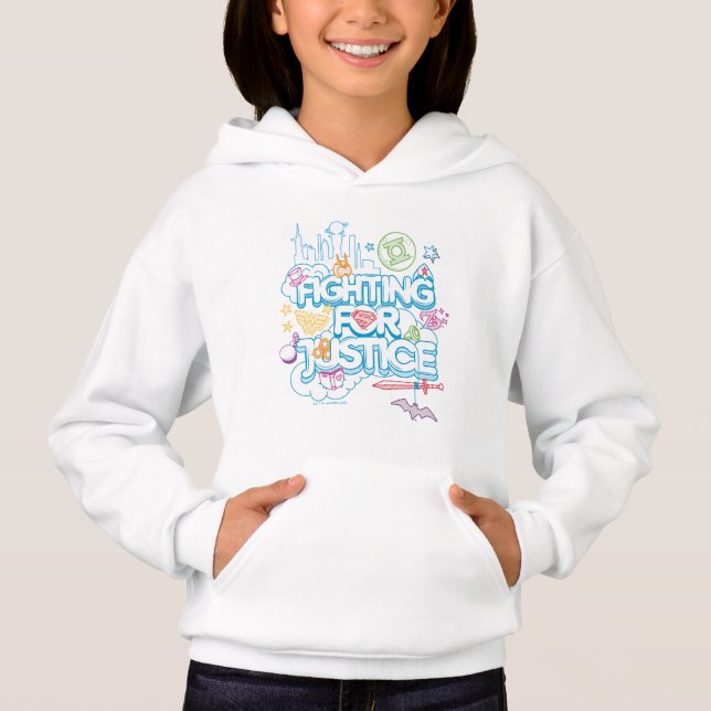 DC Super Hero Girls Fighting For Justice Hoodie (Front)