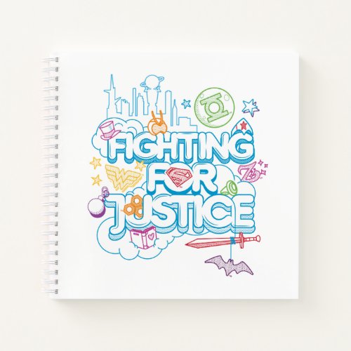 DC Super Hero Girls Fighting For Justice Notebook