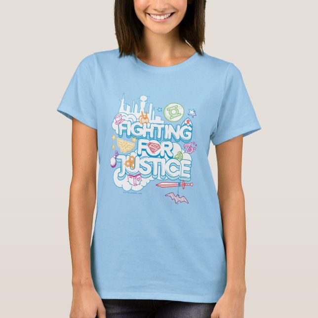 DC Super Hero Girls Fighting For Justice T-Shirt (Front)