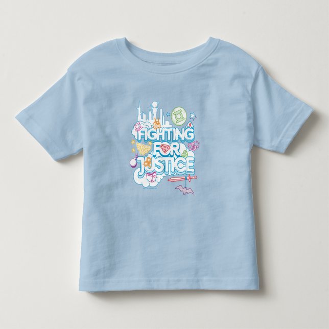 DC Super Hero Girls Fighting For Justice Toddler T-shirt (Front)