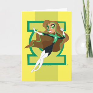 DC Super Hero Girls Green Lantern Card