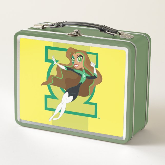 DC Super Hero Girls Green Lantern Metal Lunch Box (Front)