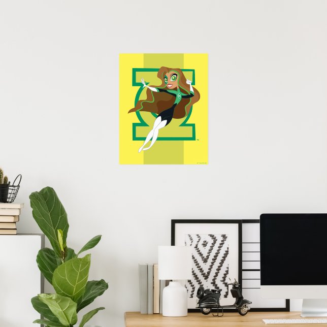 DC Super Hero Girls Green Lantern Poster (Home Office)