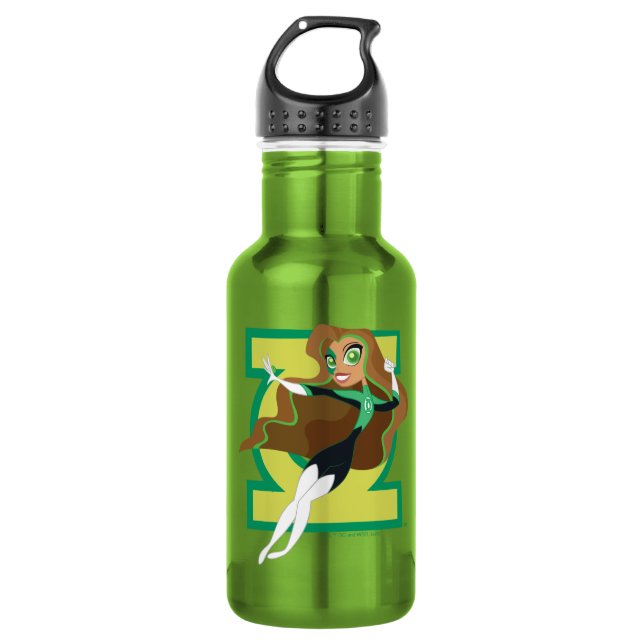 DC Super Hero Girls Green Lantern Stainless Steel Water Bottle (Front)