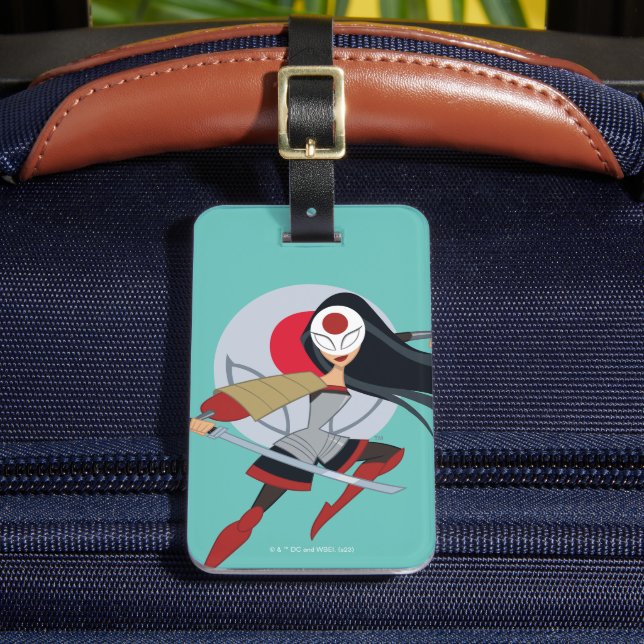 DC Super Hero Girls Katana Luggage Tag (Front Insitu 2)