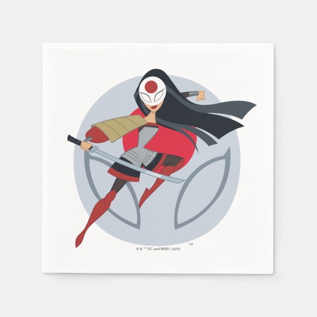 DC Super Hero Girls Katana Napkins (Front)