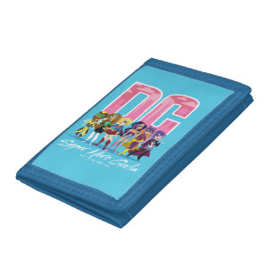 DC Super Hero Girls Lineup Tri-fold Wallet