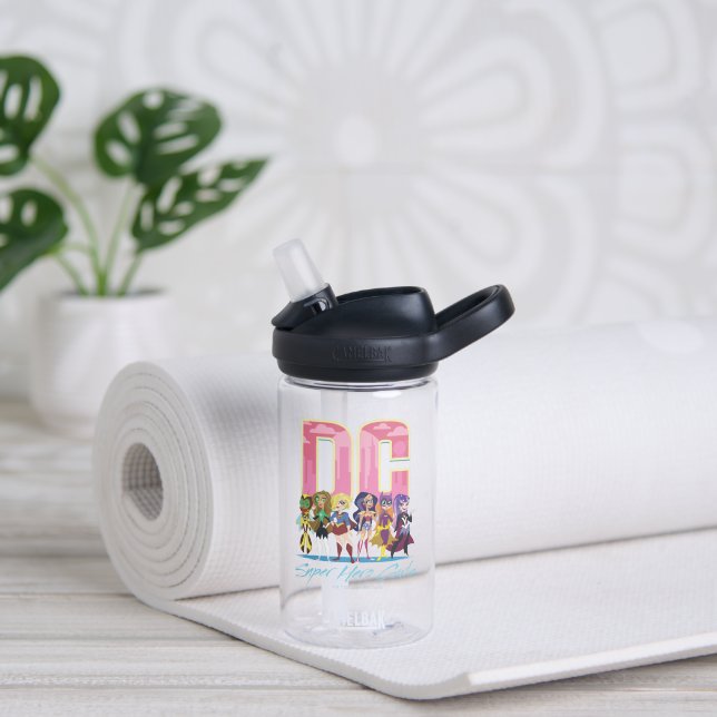 DC Super Hero Girls Lineup Water Bottle (Yoga)