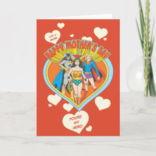 DC Super Hero Girls Mother’s Day Card