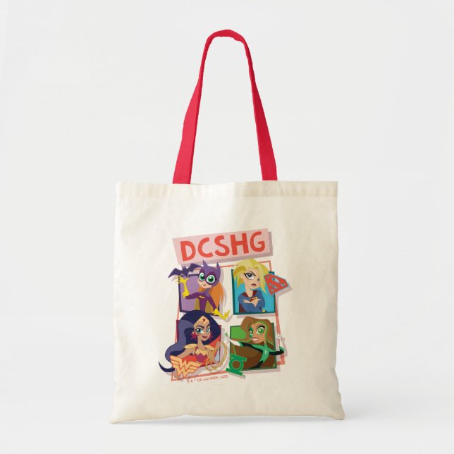 DC Super Hero Girls Quartet Tote Bag (Front)