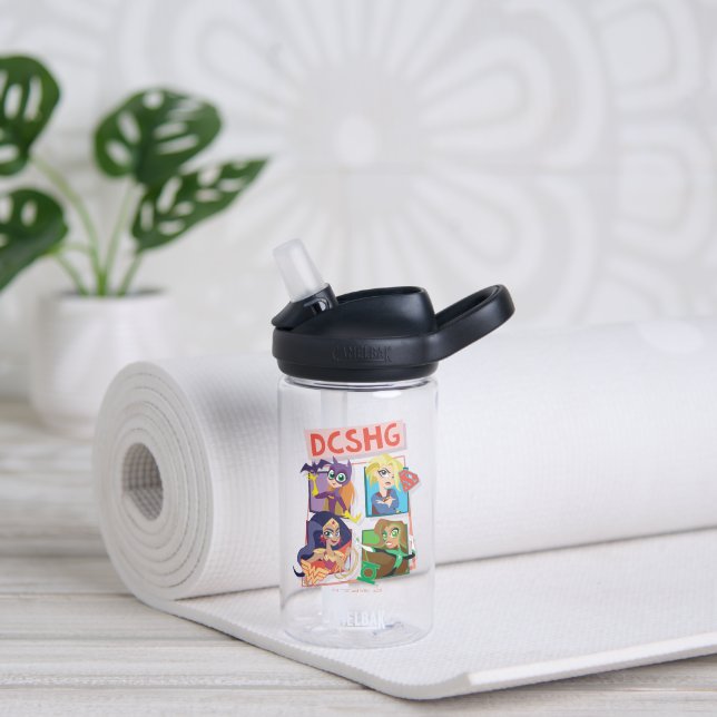 DC Super Hero Girls Quartet Water Bottle (Yoga)