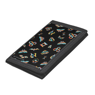 DC Super Hero Girls Rainbow Icon Pattern Trifold Wallet