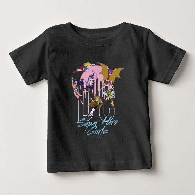 DC Super Hero Girls Skyline Baby T-Shirt (Front)