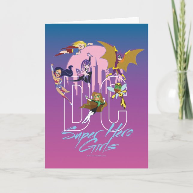 DC Super Hero Girls Skyline Card (Front)