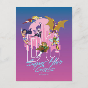 DC Super Hero Girls Skyline Postcard