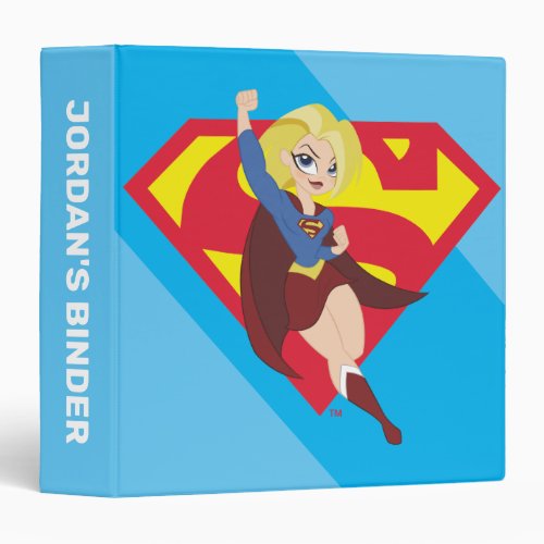 DC Super Hero Girls Supergirl 3 Ring Binder