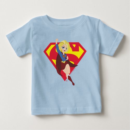 DC Super Hero Girls Supergirl Baby T_Shirt
