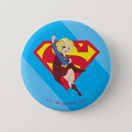 DC Super Hero Girls Supergirl Button