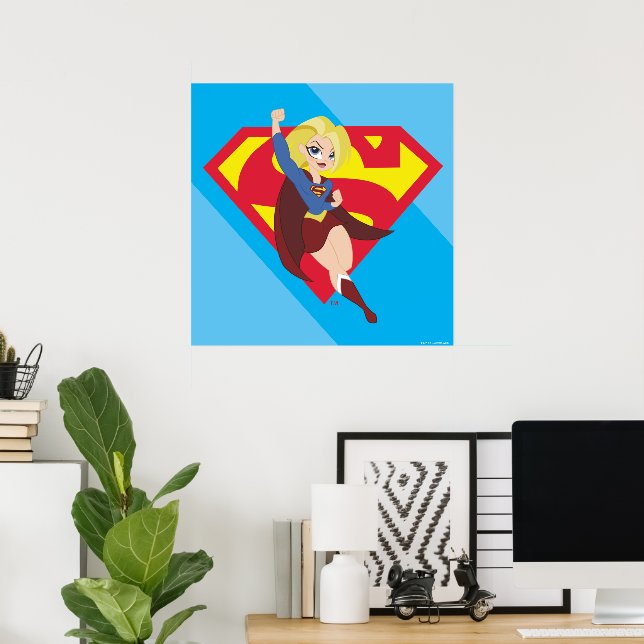 DC Super Hero Girls Supergirl Poster (Home Office)
