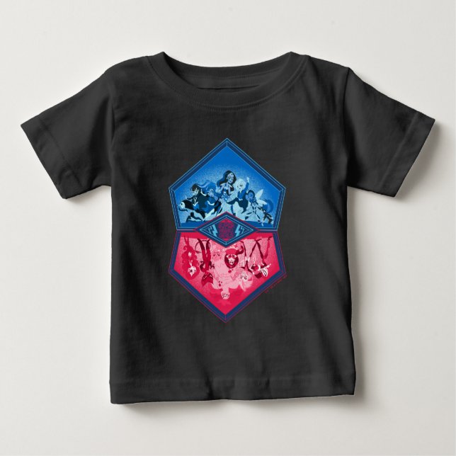 DC Super Hero Girls Teamwork Battle Baby T-Shirt (Front)