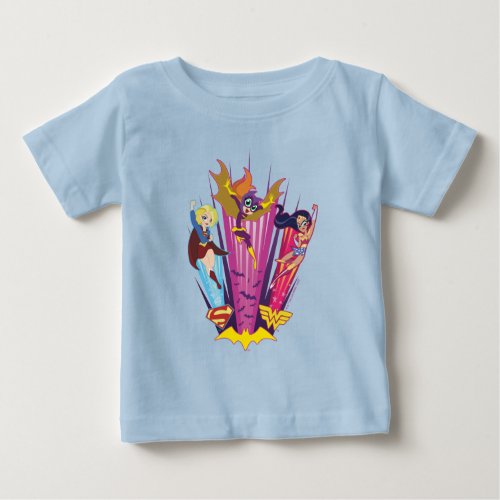 DC Super Hero Girls Trio Baby T_Shirt