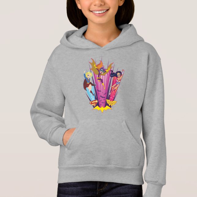 DC Super Hero Girls Trio Hoodie (Front)