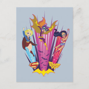 DC Super Hero Girls Trio Postcard