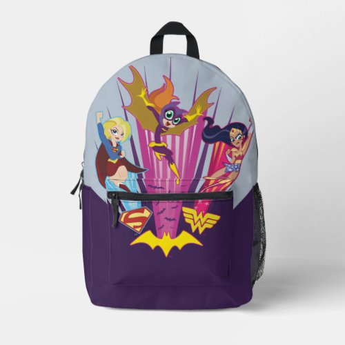 DC Super Hero Girls Trio Printed Backpack