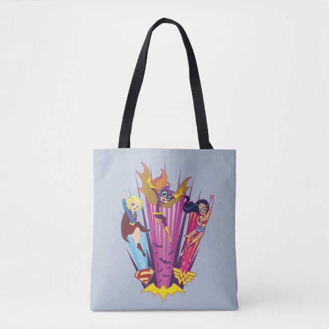 DC Super Hero Girls Trio Tote Bag (Front)