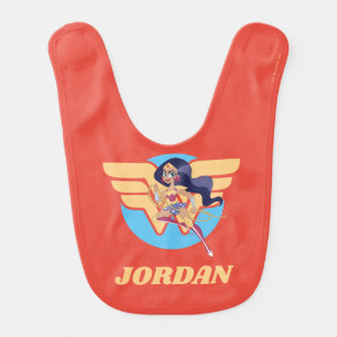 DC Super Hero Girls Wonder Woman Baby Bib
