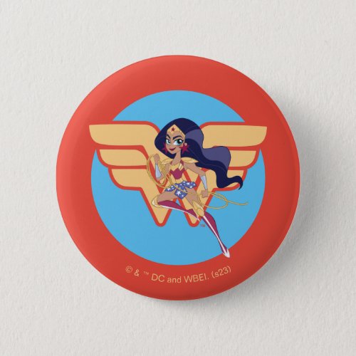 DC Super Hero Girls Wonder Woman Button