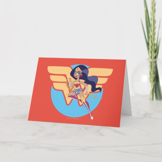 DC Super Hero Girls Wonder Woman Card (Front)