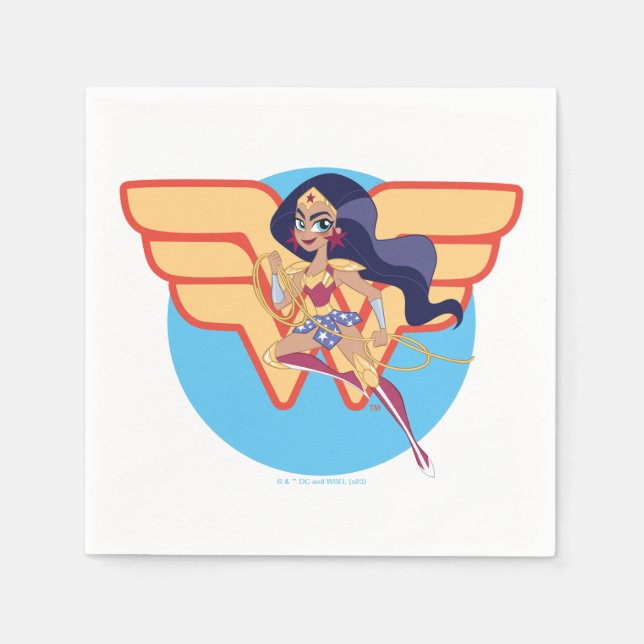 DC Super Hero Girls Wonder Woman Napkins (Front)