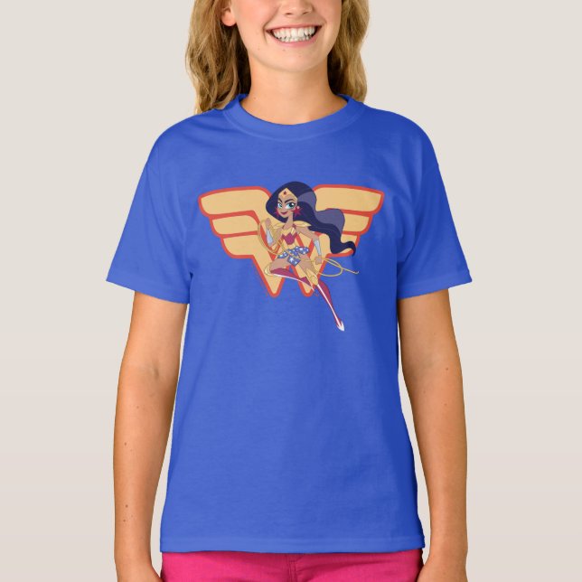 DC Super Hero Girls Wonder Woman T-Shirt (Front)
