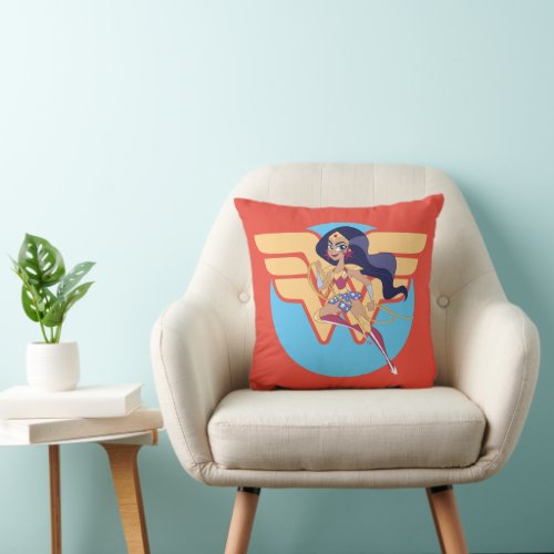 DC Super Hero Girls Wonder Woman Throw Pillow