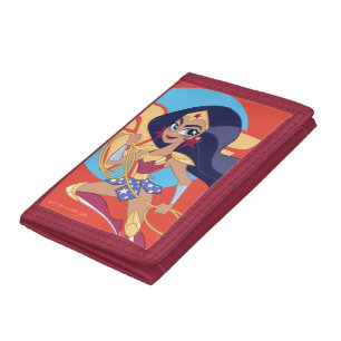 DC Super Hero Girls Wonder Woman Tri-fold Wallet